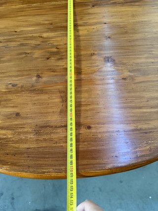 Mesa comedor antigua de madera restaurada