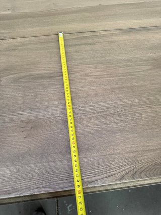 Mesa comedor ovalada de madera maciza nueva
