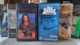 Lote 6 VHS: Braveheart, salvar al soldado Ryan