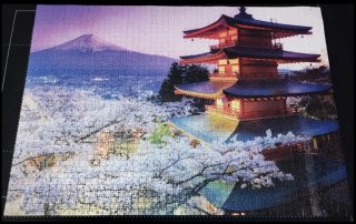 Puzzle Monte Fuji y Pagoda