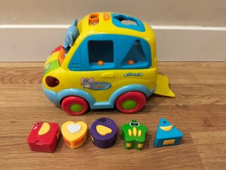 Autobús musical de formas para bebé