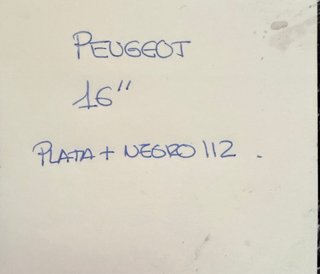 Tapacubos Peugeot 16 Diseño Deportivo
