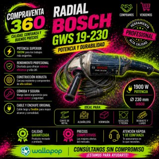 Radial Bosch GWS 19-230
