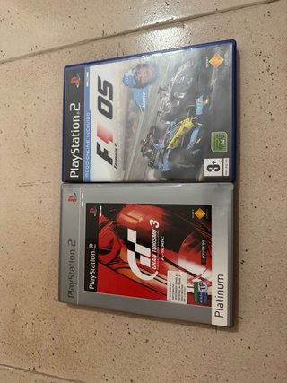 Confezione da 5 giochi PS2 Gran Turismo + F1 + MotoGP