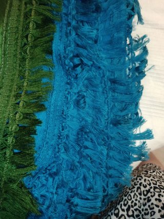 2 Faldas Camilla Mesa redonda  Verde y Azul