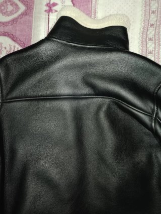 Giacca Bomber Pelle ZARA Pelliccia Aviatore