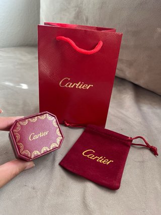 Anillo Love Oro Rosa Inspiración Cartier T. 7