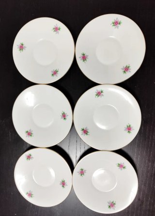 Lote 6 Chávenas Café Expresso Porcelana
