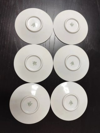 Lote 6 Chávenas Café Expresso Porcelana