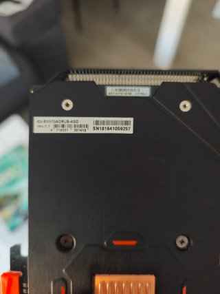 Tarjeta Gráfica Gigabyte RX 570 4GB DDR5 VR