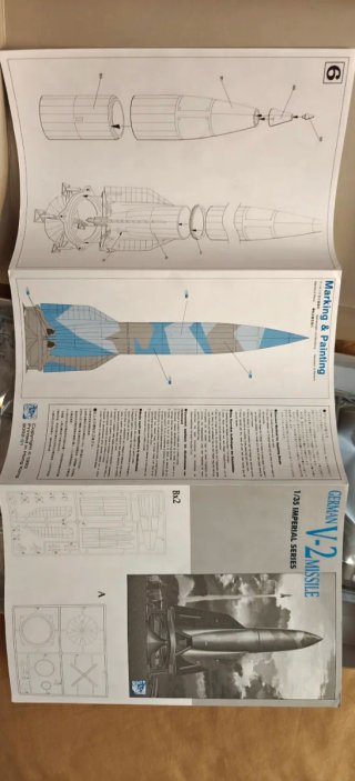 Maqueta Misil V-2 Alemán Dragon 1:35