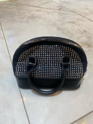 Bolso Prada Negro Tachuelas