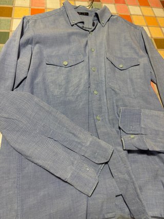 Camicia uomo blu taglia S