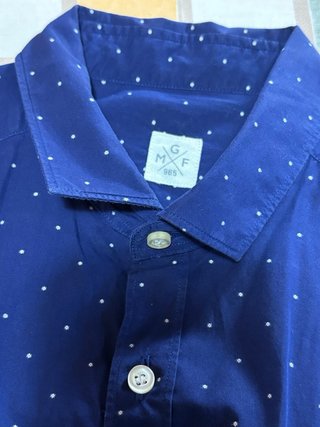 Camicia uomo blu taglia S