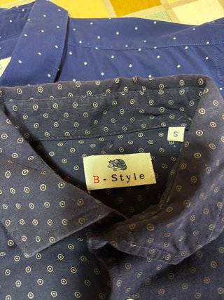 Camicia uomo blu taglia S