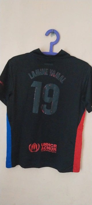 Camiseta Nike Negra Barcelona lamine yamal
