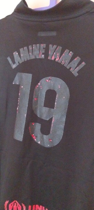 Camiseta Nike Negra Barcelona lamine yamal