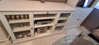 Aparador con vitrinas Liatorp Blanco Madera Ikea