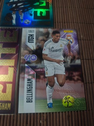 pack 3 Cromos Bellingham firma Real Madrid