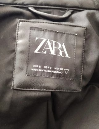Chaqueta motera Zara Talla S