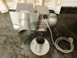 Extractor de aire industrial