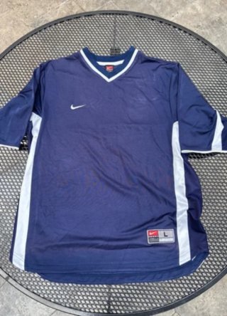 Camiseta Vintage Nike Azul Talla L