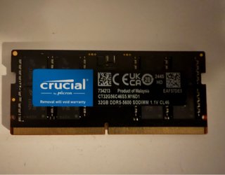 Crucial 32GB DDR5-5600 SODIMM 1.1V CL46 RAM
