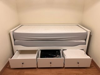 Diván IKEA HEMNES con 3 cajones