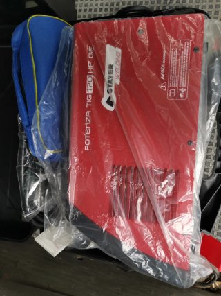 Soldadura stayer tig170 hp de tig y electrodo.
