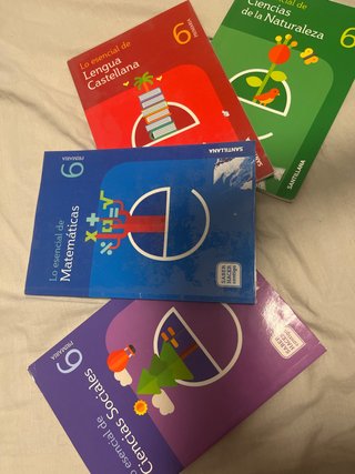 Libros de sexto de primaria