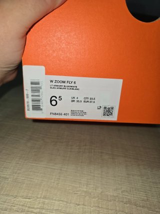 Zapatillas Nike Zoom Fly 6 Mujer Azul/Gris