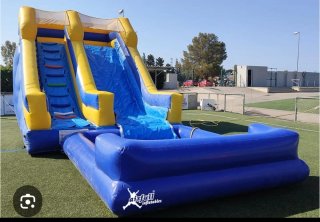 Tobogán acuático con piscina Airfull
