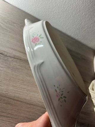 Teglia Reverie Stoneware con Rose