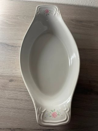 Teglia Reverie Stoneware con Rose