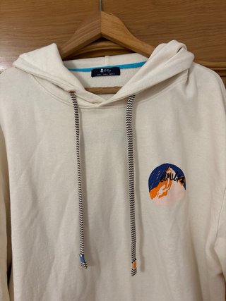 Sudadera beigecon estampado de montaña Marca Pulpo