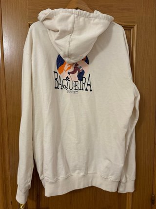 Sudadera beigecon estampado de montaña Marca Pulpo