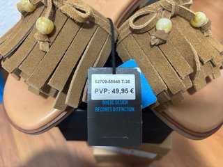 Sandalias Mustang Marrones Flecos