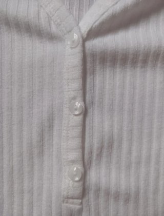 Camiseta manga larga Primark blanca Talla M