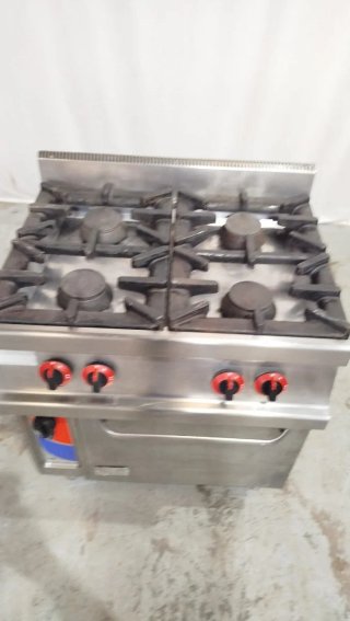 Cocina Industrial 4 Fuegos Gas