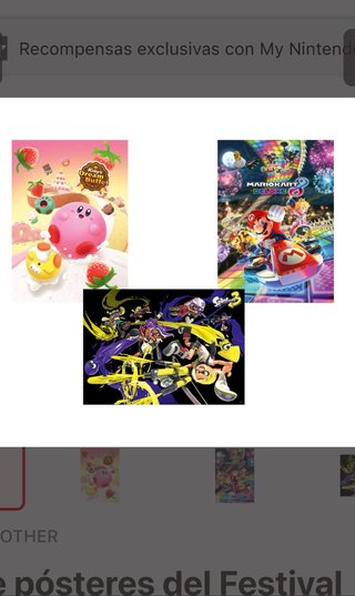 Pósteres Nintendo: Kirby, Mario Kart, Splatoon