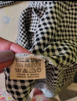Camisa cuadros vichy talla 44