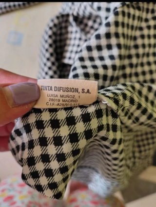 Camisa cuadros vichy talla 44
