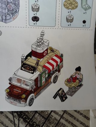 Food truck construcion mini