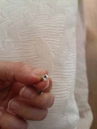 Pendientes largos plata y baño dorado