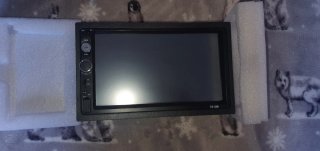 Radio pantalla con carpley Coche MP3 USB SD Blueto