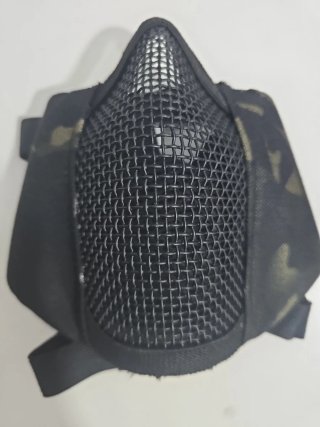 Máscara Airsoft Táctica Negra Multicam Black