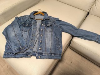 Cazadora vaquera azul talla L