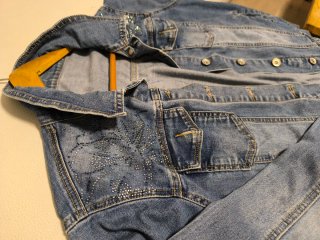 Cazadora vaquera azul talla L