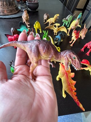 Lote dinosaurios de juguete