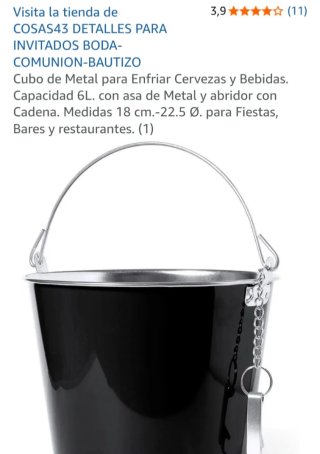 Cubo Cubitera Negro